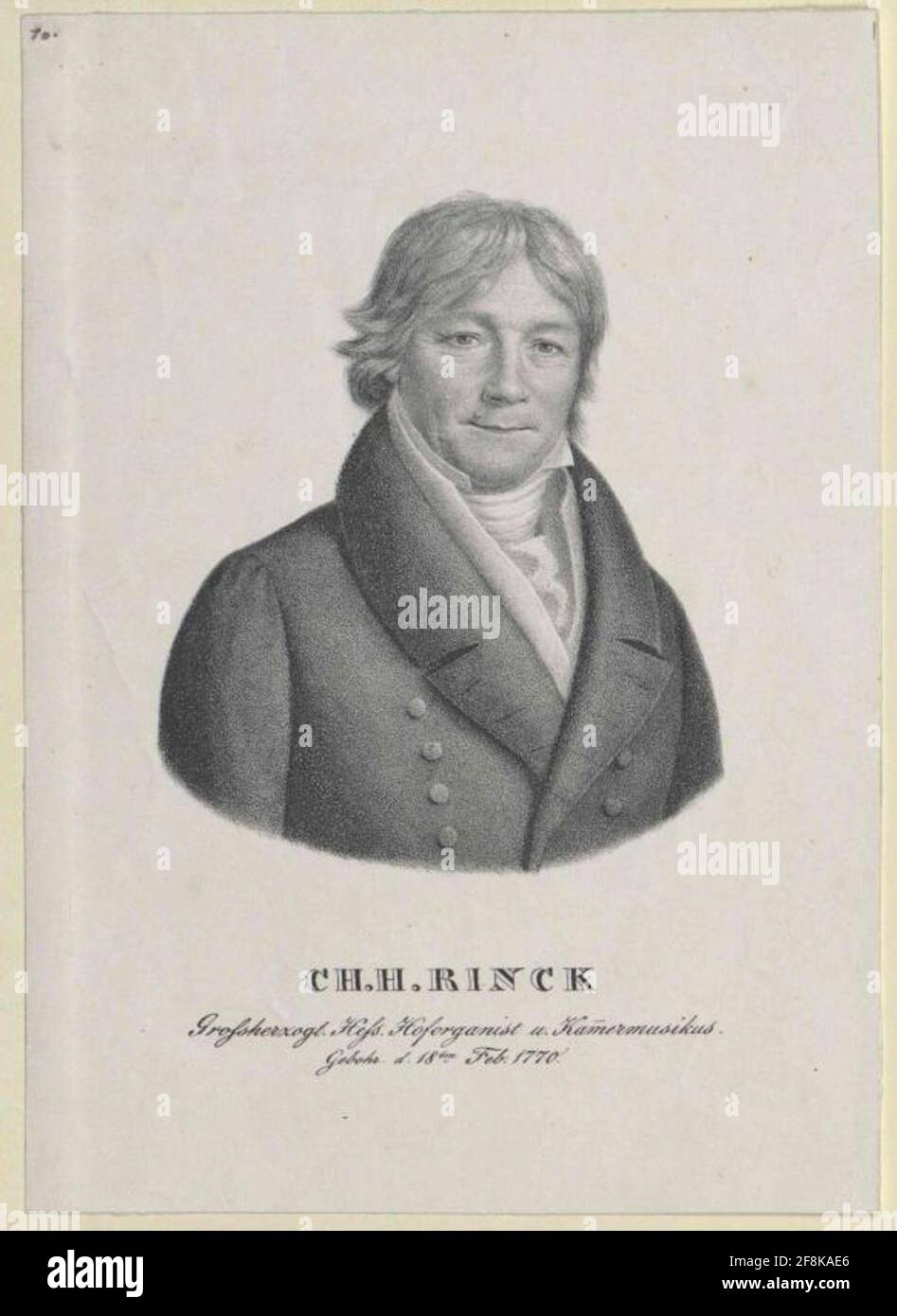 Rinck, Christian Heinrich . Stockfoto