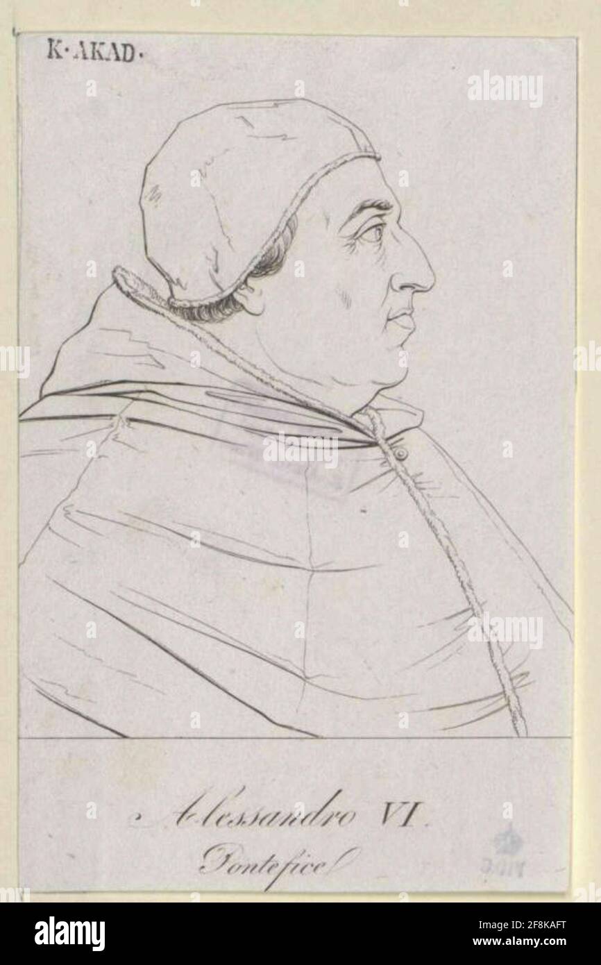 Alexander VI., Papa. Stockfoto