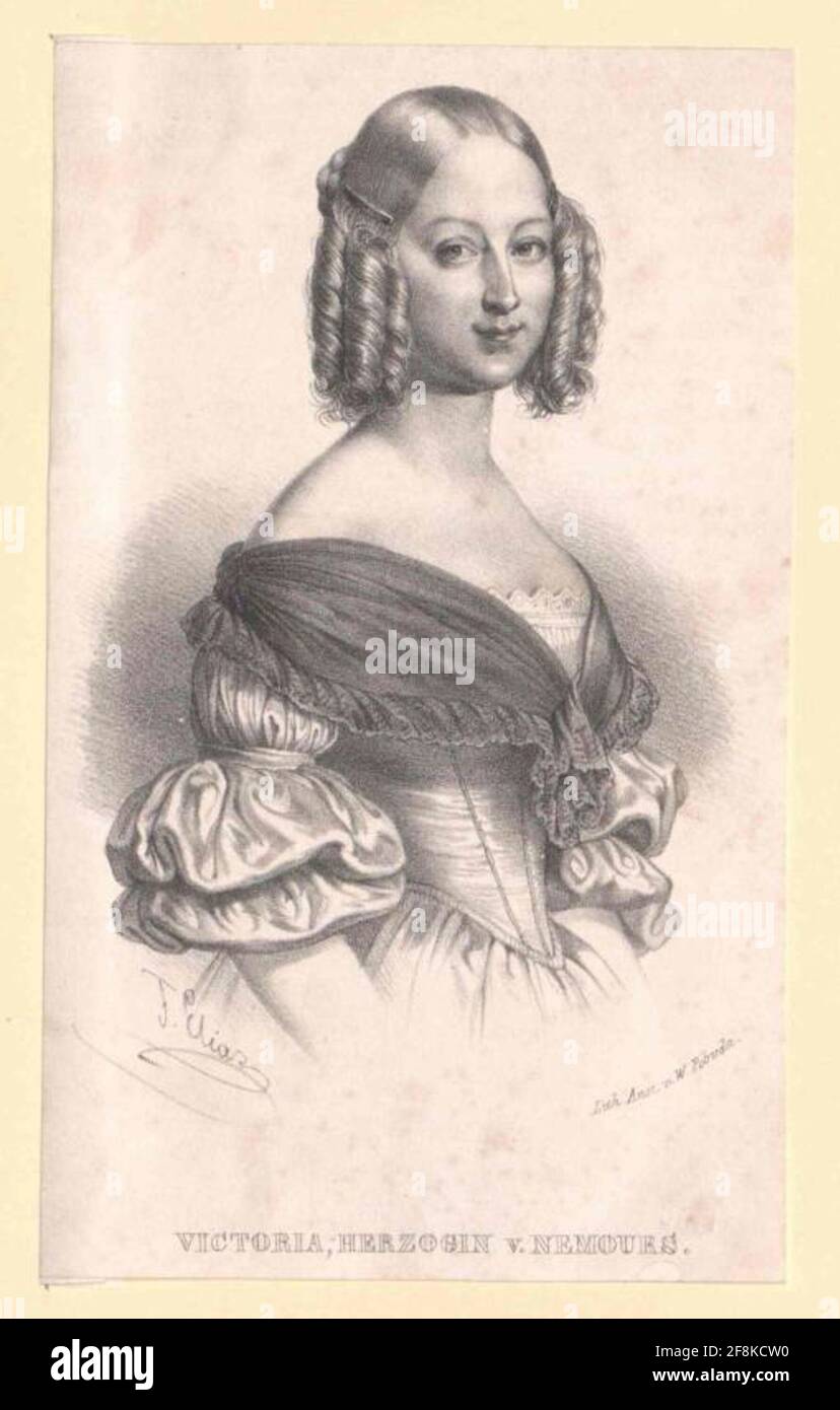 Viktoria, Prinzessin von Sachsen-Coburg-Gotha. Stockfoto