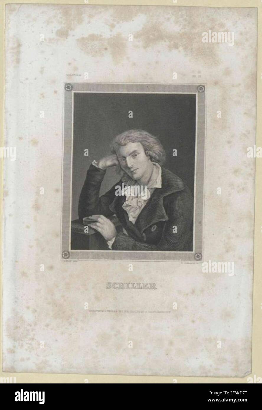 Schiller, Friedrich von Stecher: Hoffmeister, Christianverlag: Bibliographisches Institut Dating: 1840/1871Sortieren: Hildburghausen Stockfoto