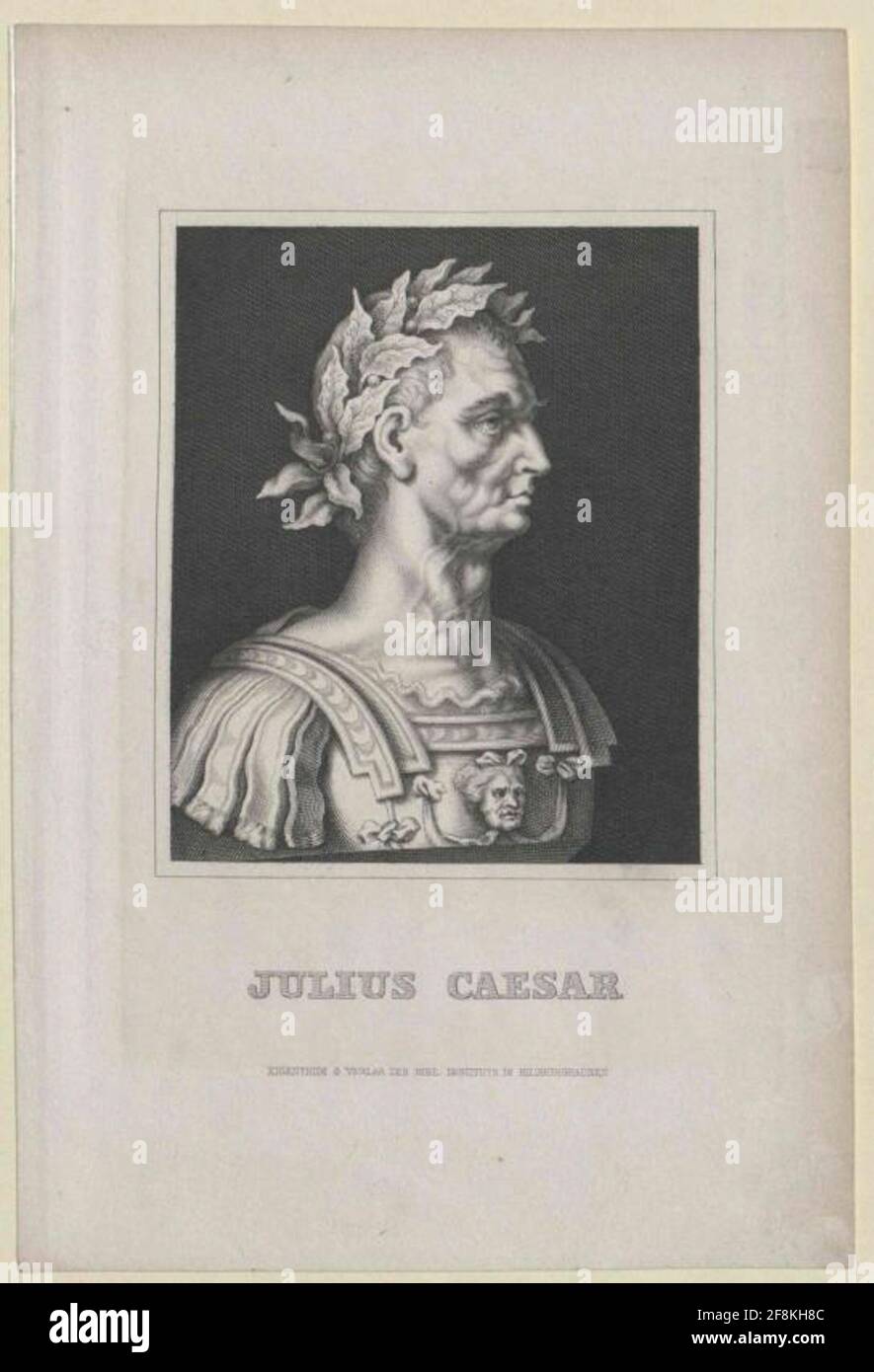 Caesar, Gaius Julius Verlag: Bibliographic Institute Dating: 1834/1867 Sport: Hildburghausen Stockfoto