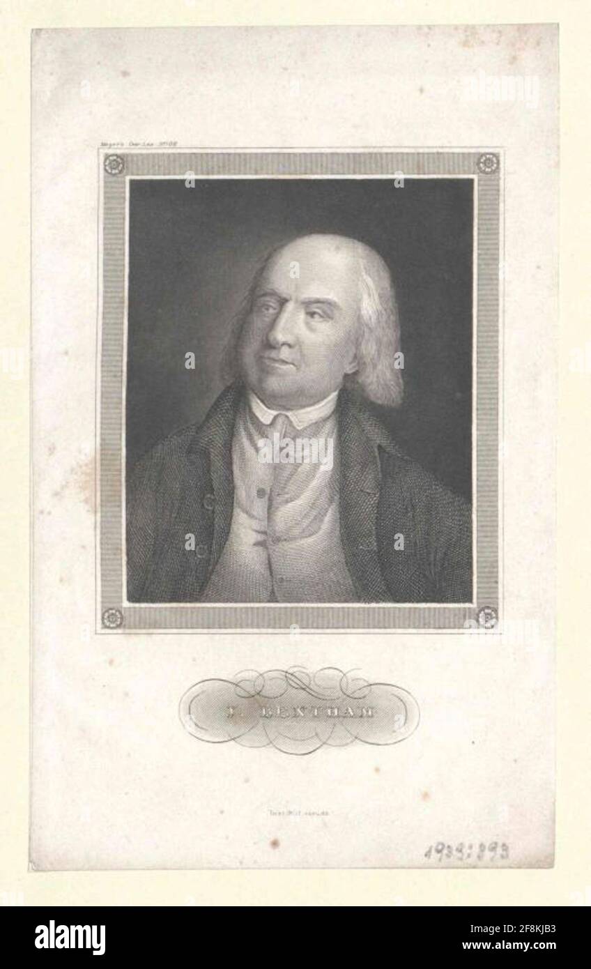 Bentham, Jeremy Verlag: Bibliographic Institute Dating: 1839/1855 Stockfoto