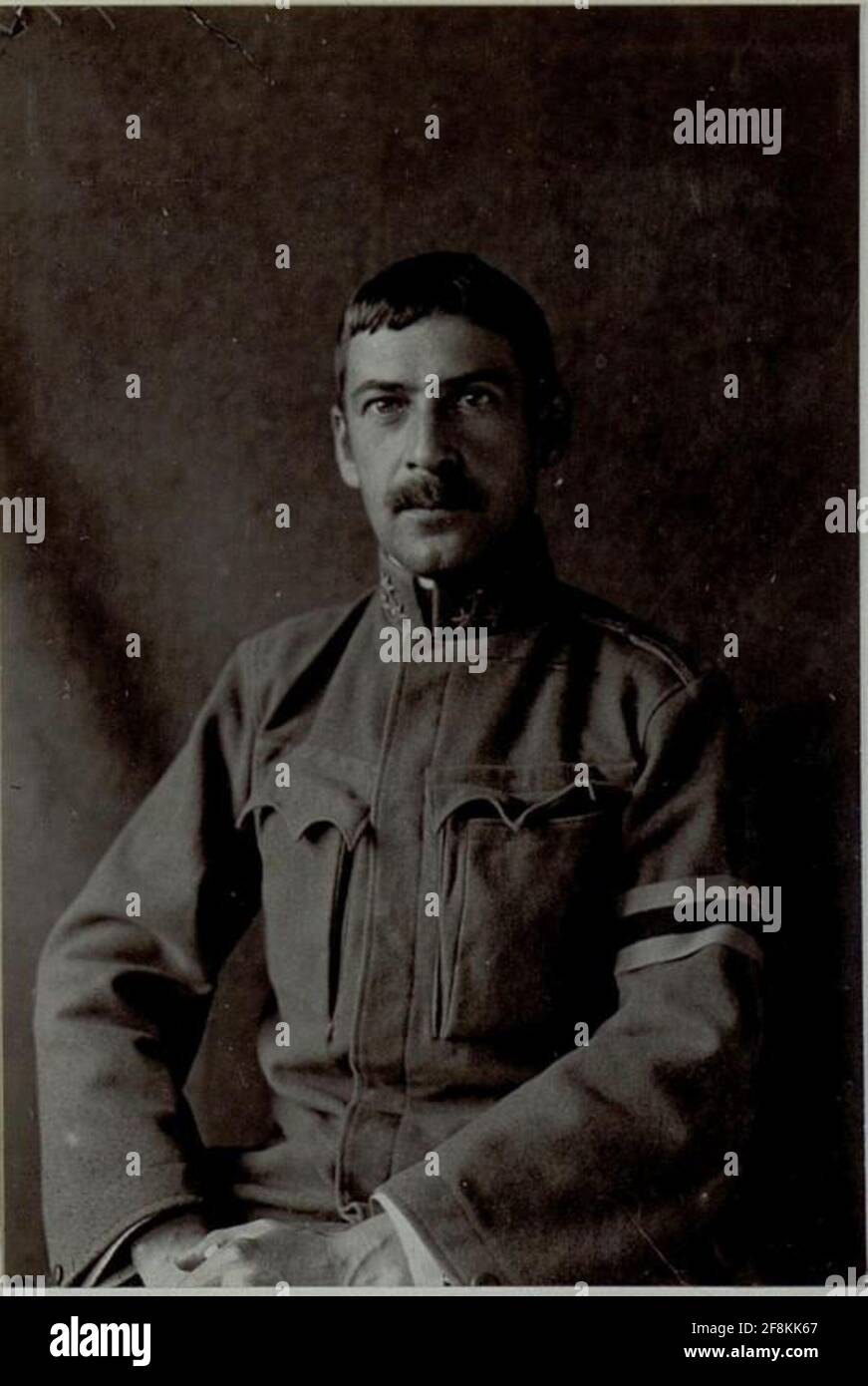 Rittmeister Haydenreich die Fotos dienten als Grundlage für WK1 AlB003 00886, eine Übersicht über die Offiziere und Militärs, die zu Weihnachten 1916 erschien Stockfoto