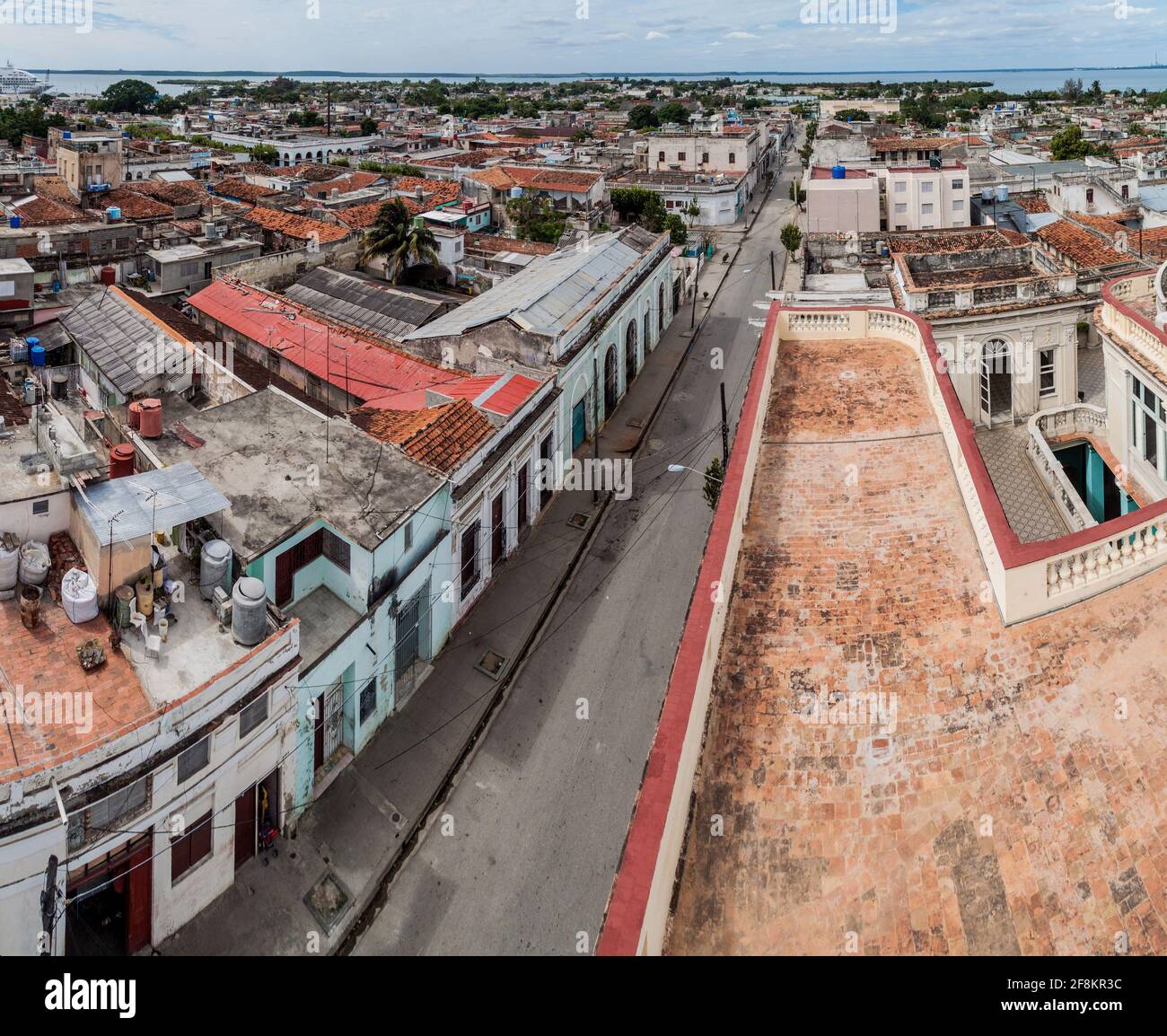 Luftaufnahme von Cienfuegos, Kuba Stockfoto