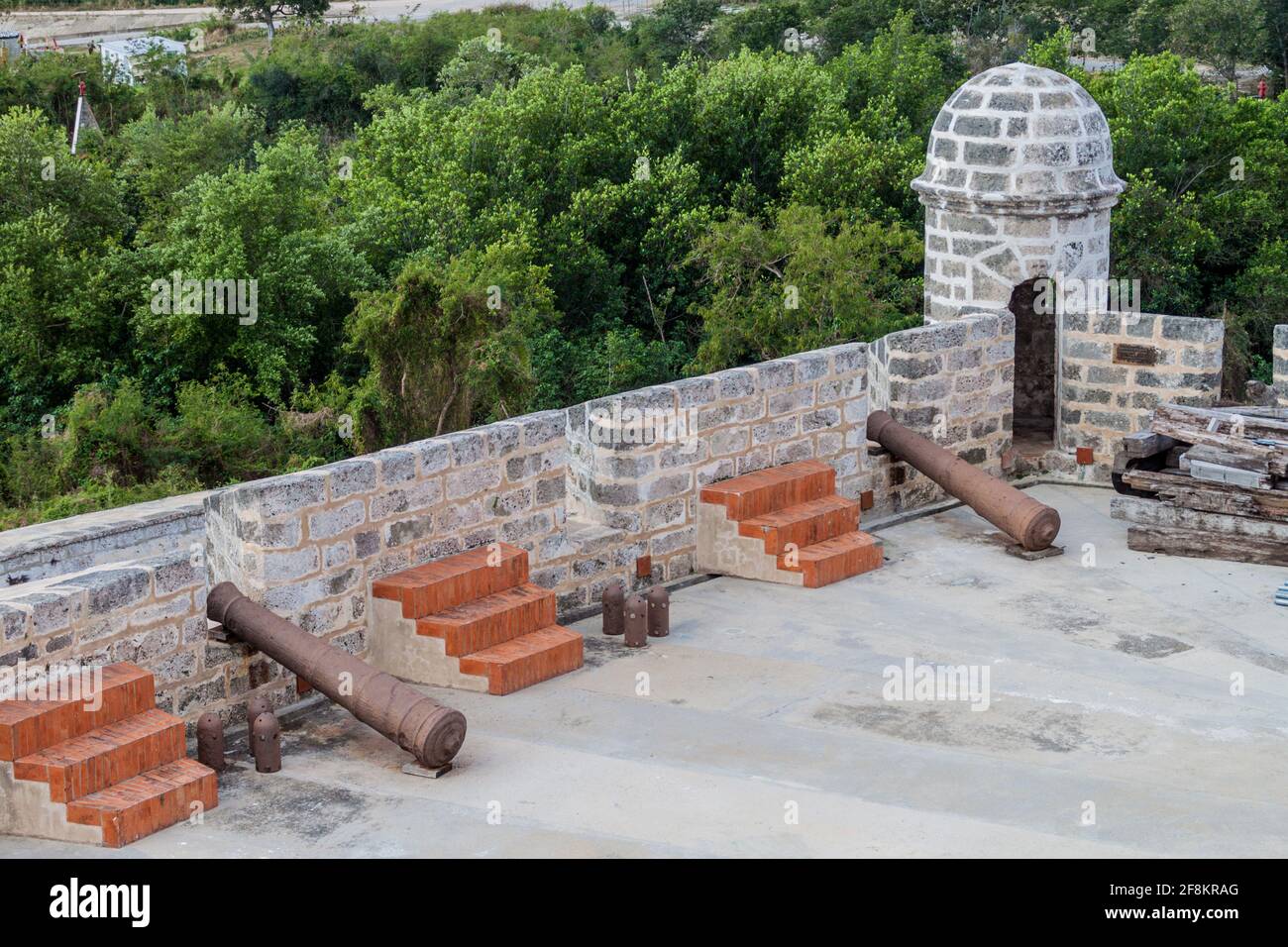Festung des Castillo de Jagua-Schlosses, Kuba Stockfoto