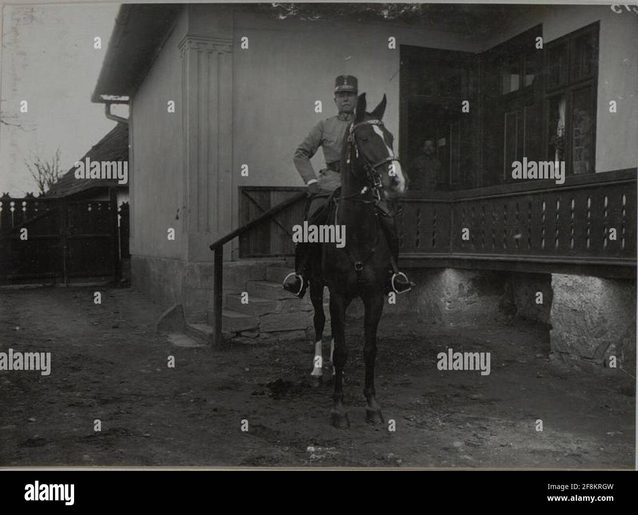 Feldsegmeister V.Benigen in Berecak, Mai 1917. Stockfoto