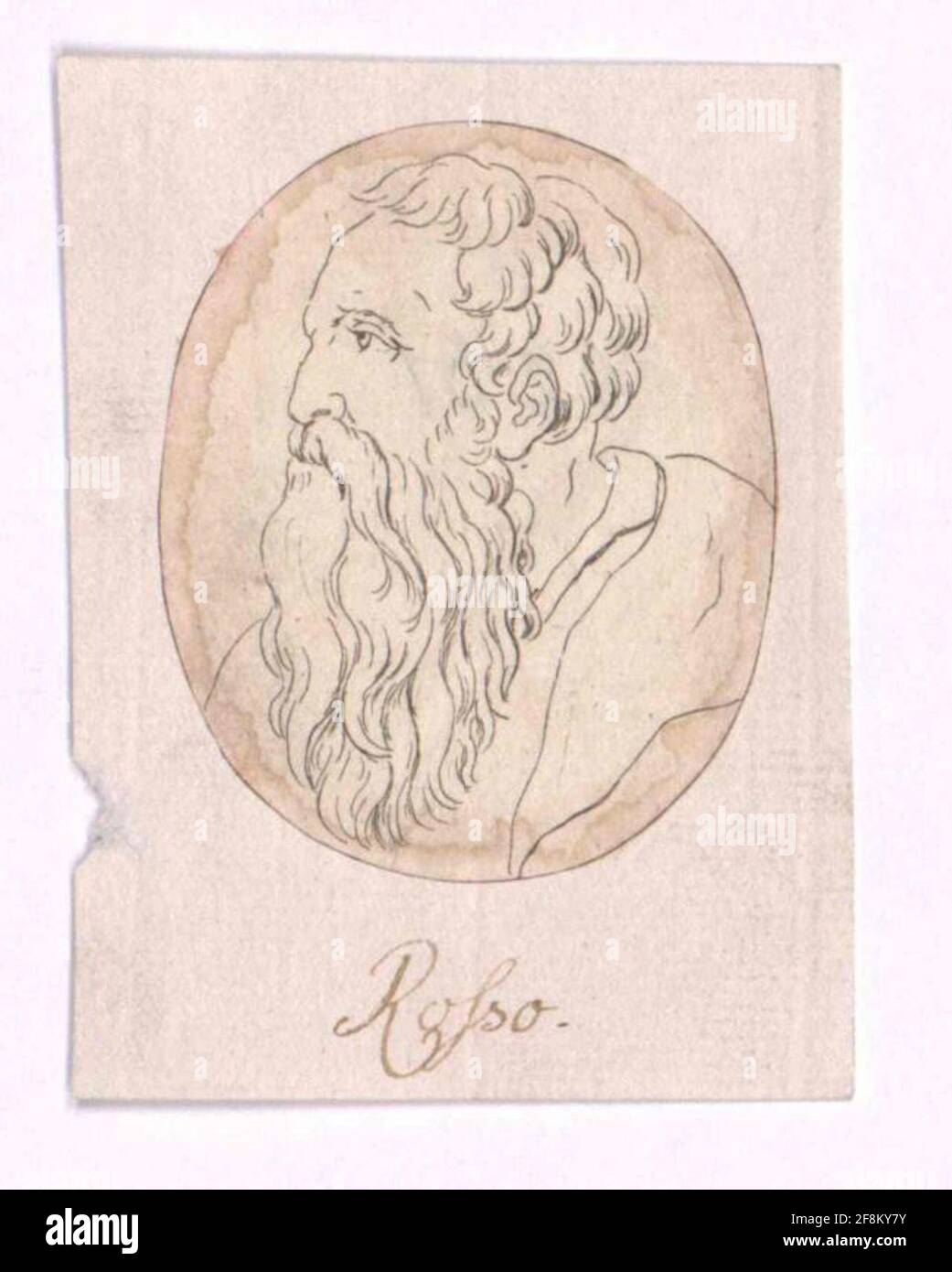 Rot, Giovanni di Bartolo. Stockfoto