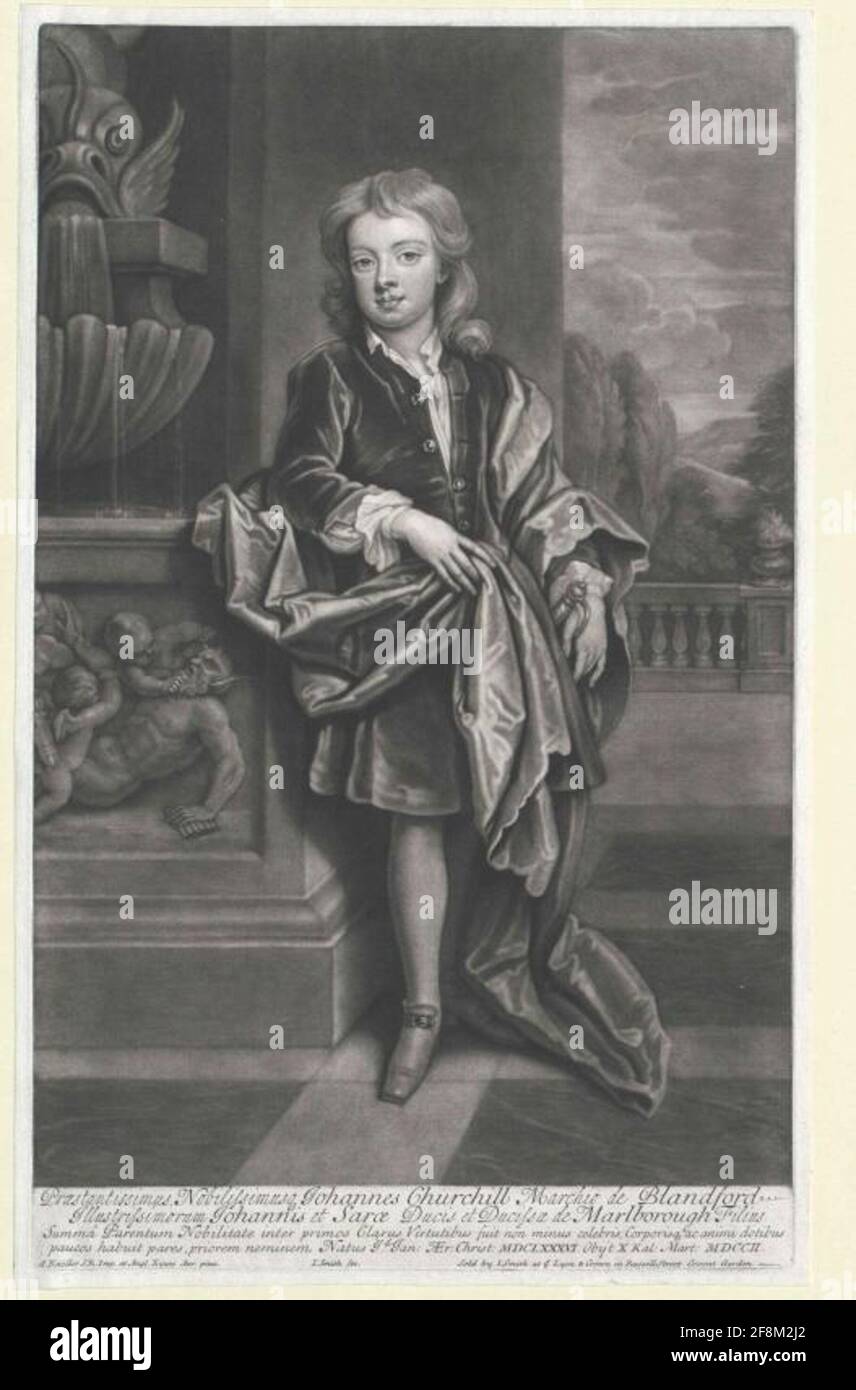 Blandford, John Churchill Marquess of . Stockfoto