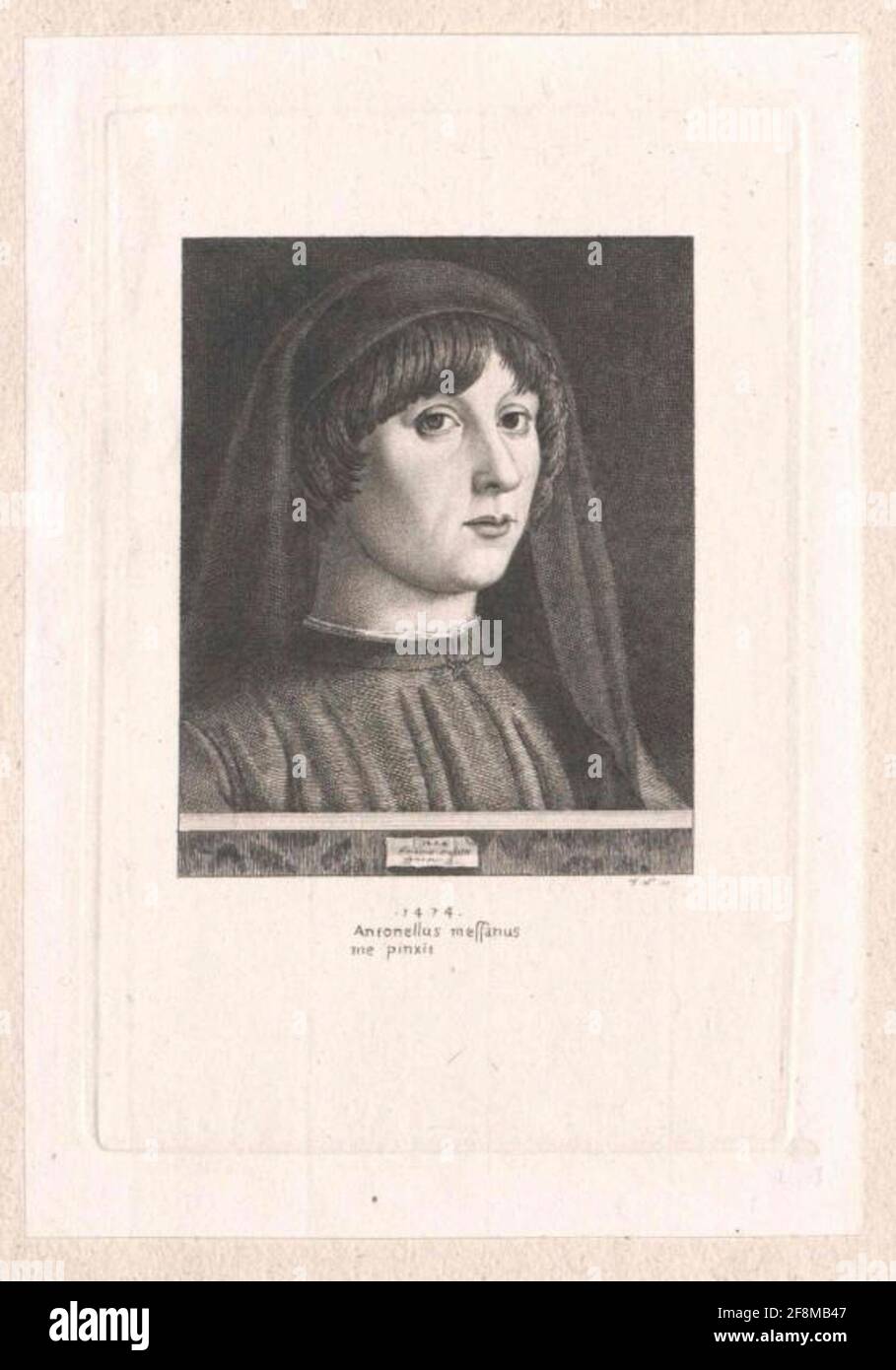 Antonello da Messina. Stockfoto