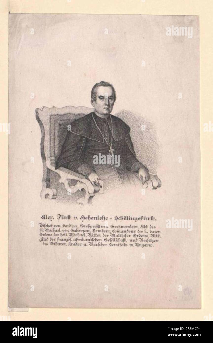 Prince Of Hohenlohe Stockfotos und bilder Kaufen Seite 2 Alamy