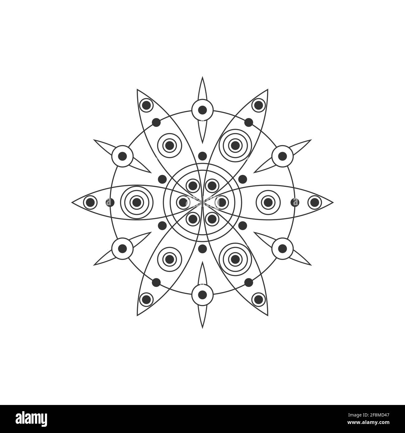 Mandala Stock Vektor