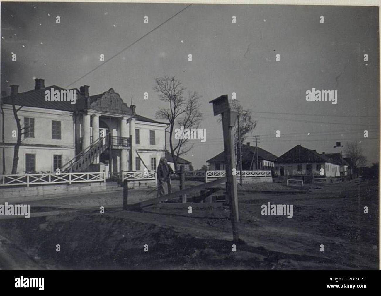 Spannung in Druszkopol. Stockfoto