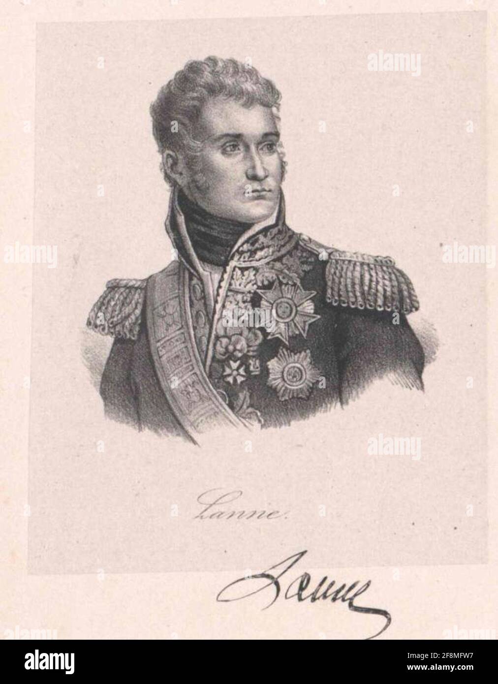 Lannes, Jean Duc de Montebello. Stockfoto