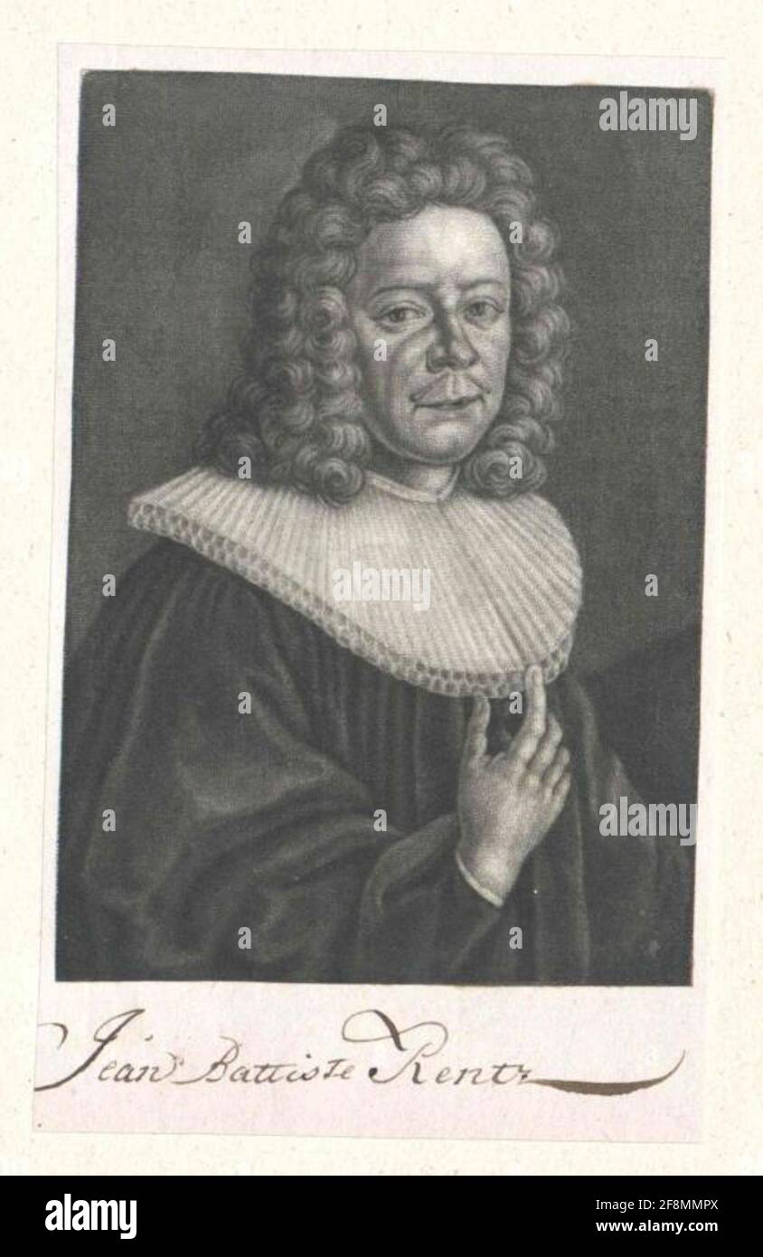 Rentz, Johann Baptist . Stockfoto