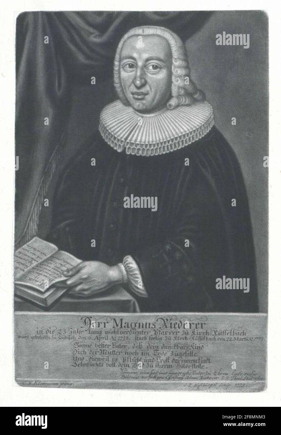 Riederer, Magnus. Stockfoto