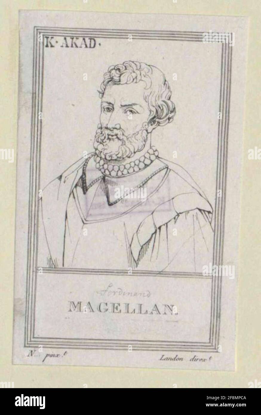 Magalhaes, Fernao de. Stockfoto