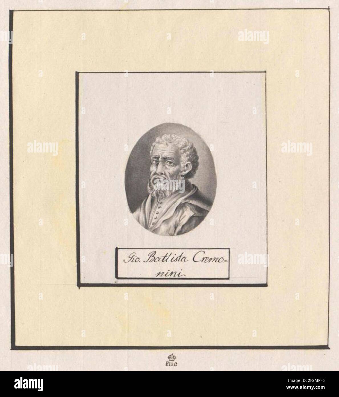 Cremonini, Giovanni Battista. Stockfoto
