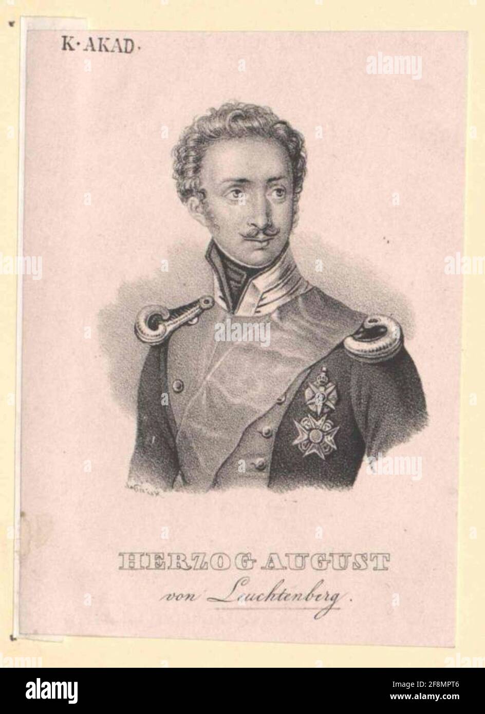 Leuchtenberg, August Herzog . Stockfoto