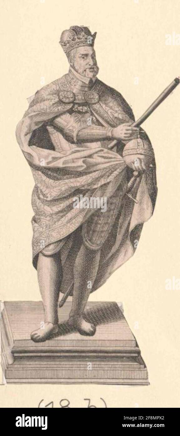 Karl V., römisch-deutscher Kaiser. Stockfoto