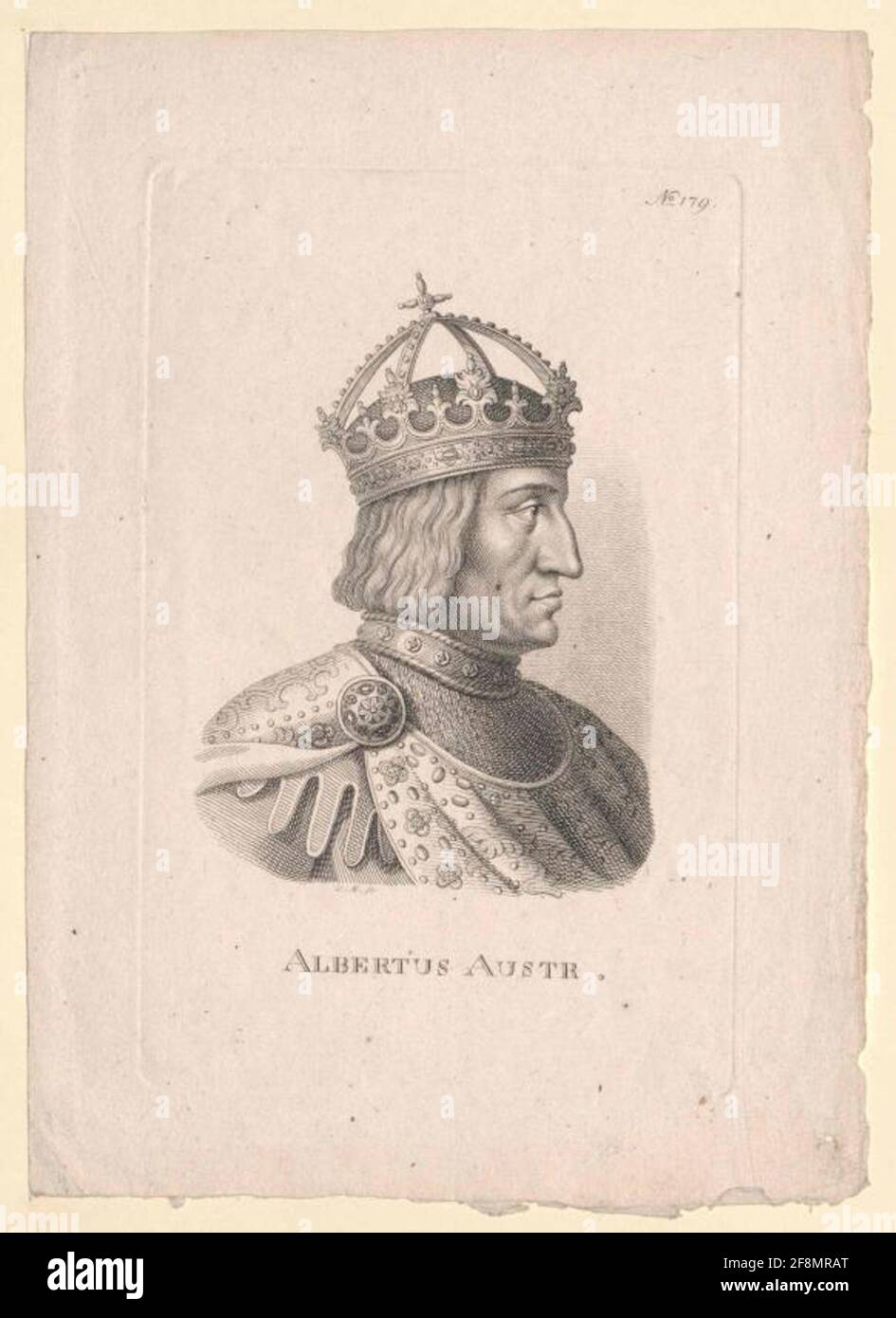 Albrecht I., deutscher König. Stockfoto