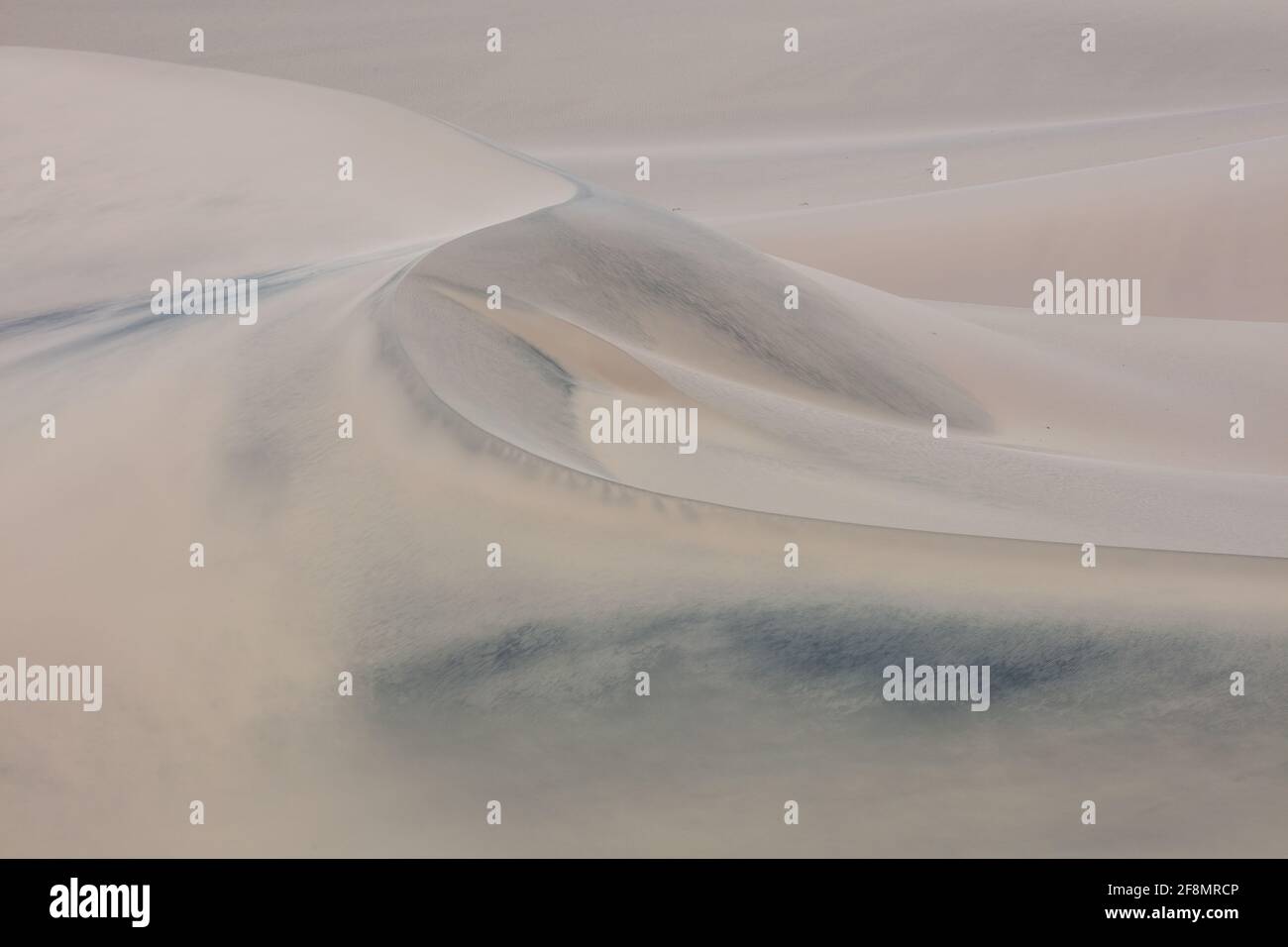 Sandmuster, Mesquite Flat Sand Dunes, Death Valley National Park, Kalifornien Stockfoto