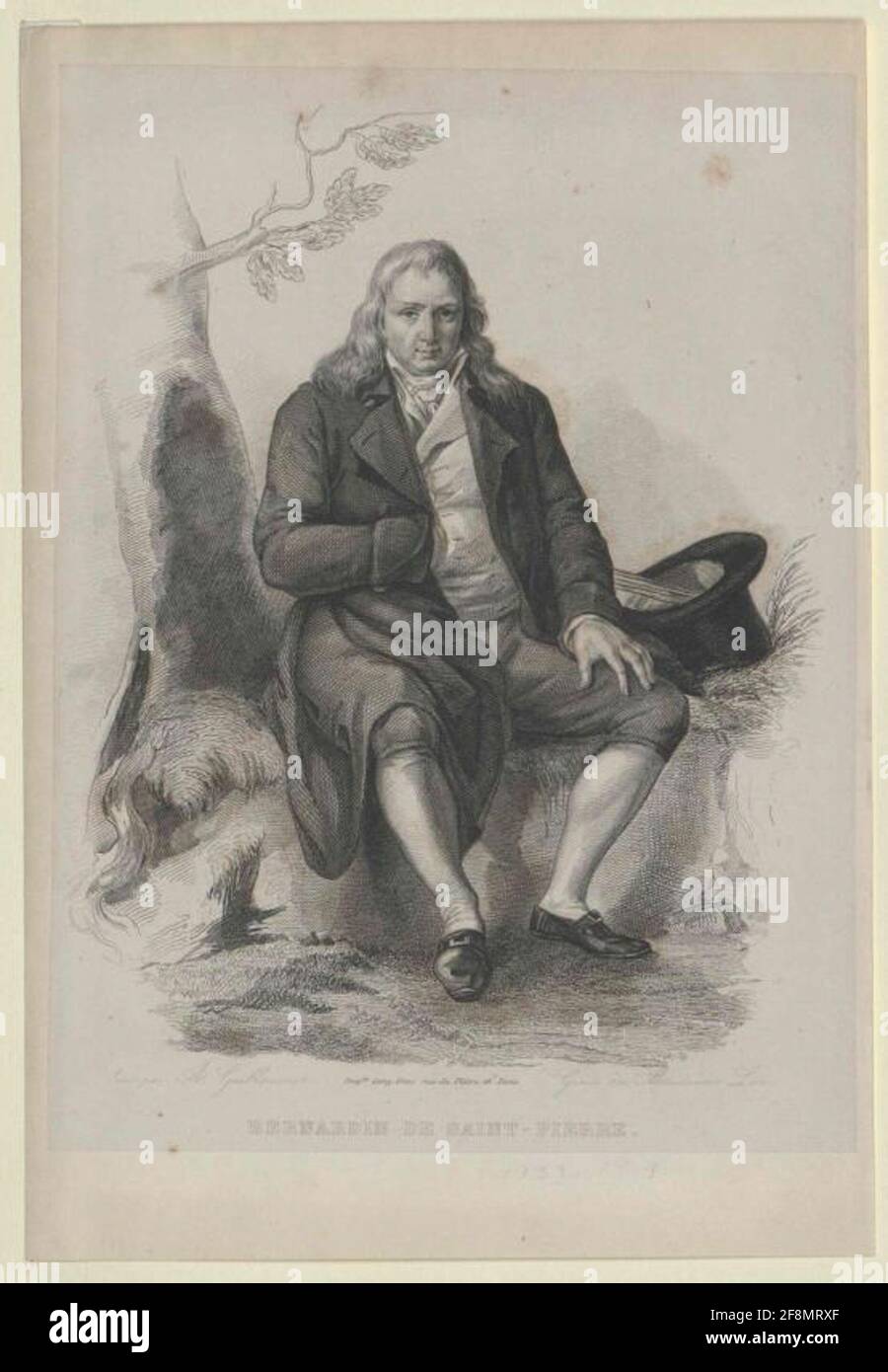 Saint-Pierre, Jacques Henri Bernardin de. Stockfoto
