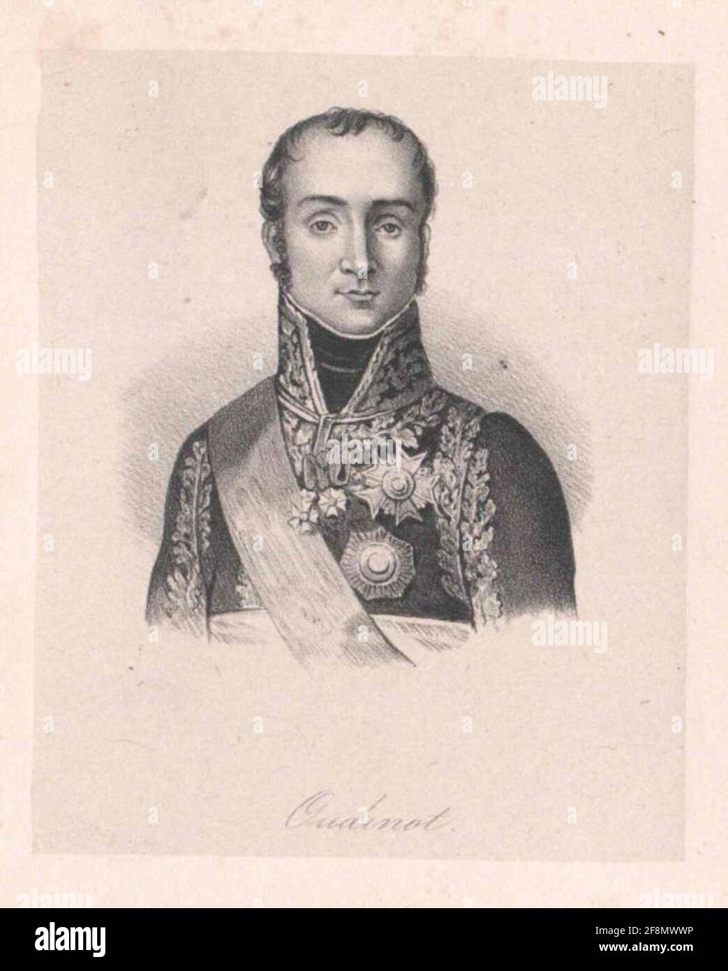 Oudinot, Charles Nicolas Duc de Reggio. Stockfoto