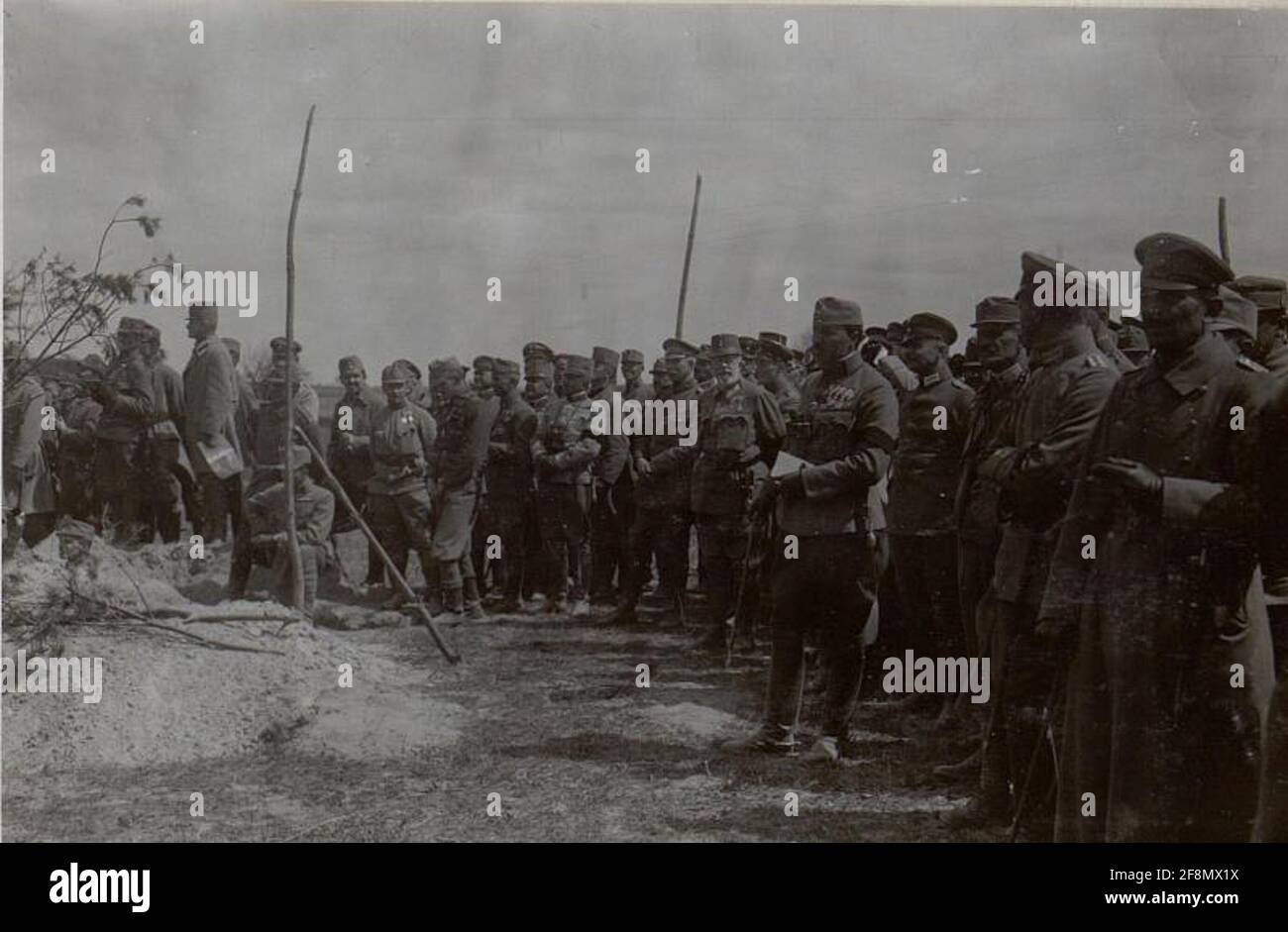 Sturmkurs. Zuschauer beim letzten Training im April. . Stockfoto