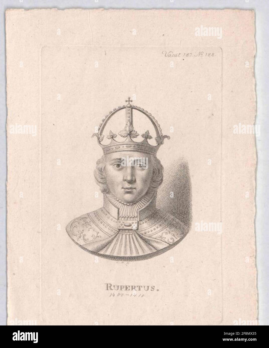 Rupprecht aus der Pfalz, deutscher König. Stockfoto