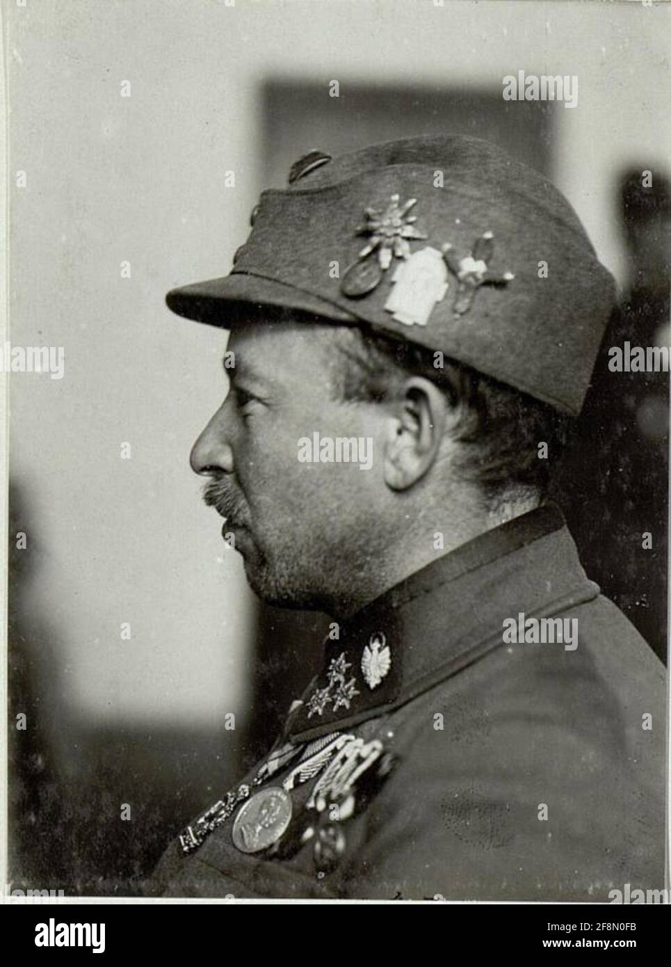 Kapitän Goller. Stockfoto