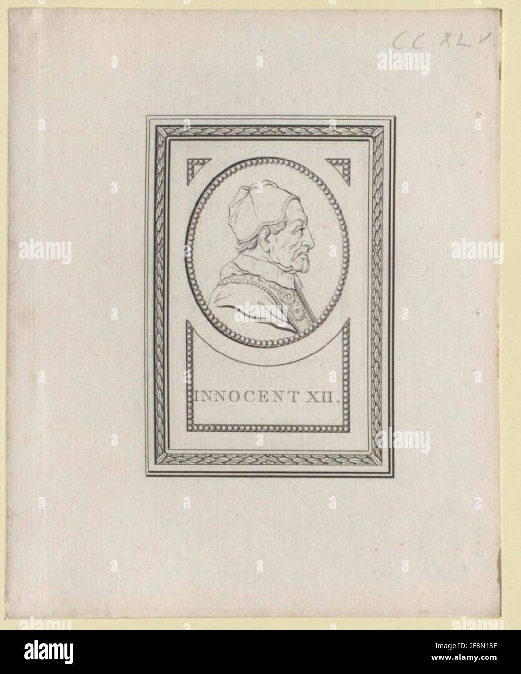 Innozenz XII., Papst. Stockfoto