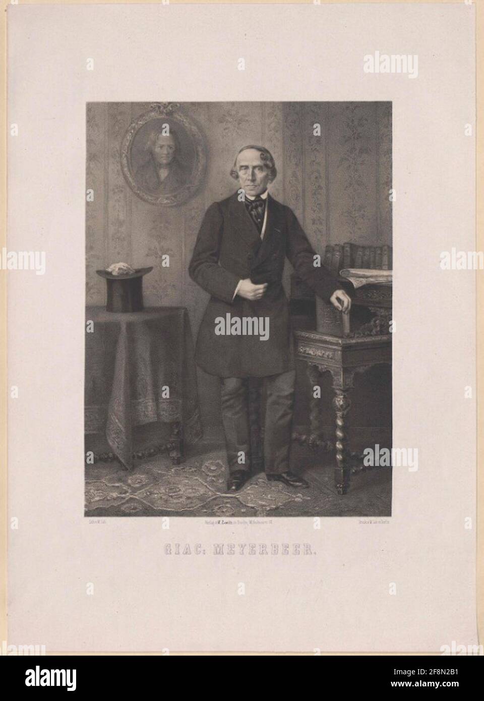 Meyerbeer, Giacomo . Stockfoto