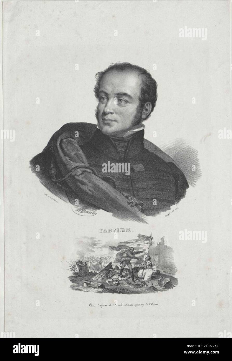 Fabier, Charles Nicolas Baron. Stockfoto