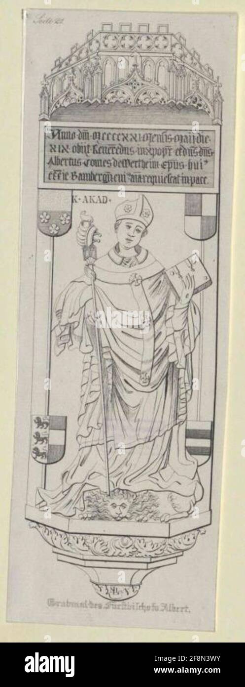 Wertheim, Albert Graf. Stockfoto