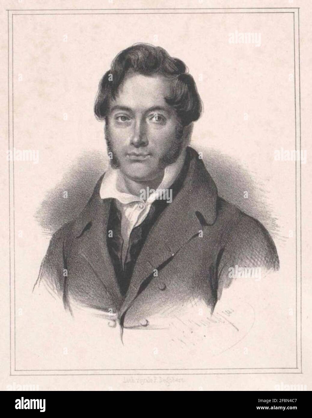 Oehlenschläger, Adam Gottlob. Stockfoto