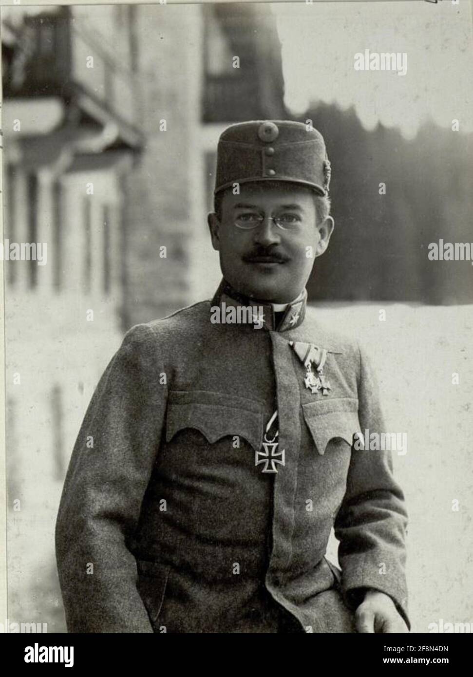 Major Ing. Edmund Wanke, Mounting Referent der 90. Infanterie-Division. Stockfoto