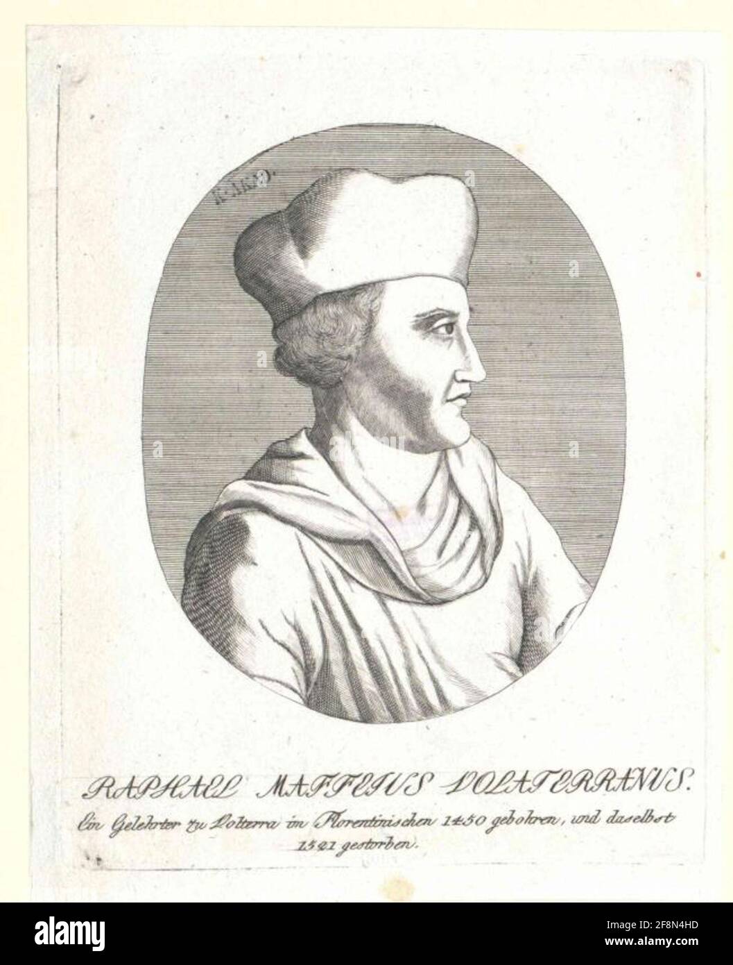 Maffei, Rafaello. Stockfoto