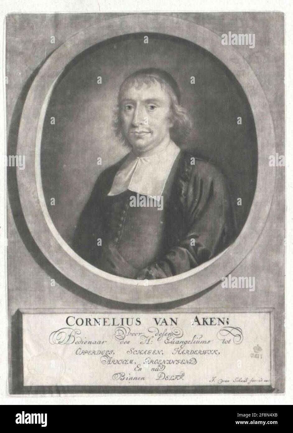 Aachen, Cornelis van. Stockfoto