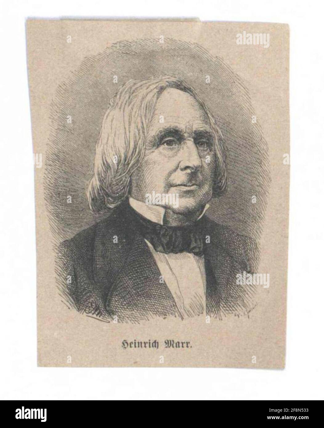 Marr, Heinrich . Stockfoto