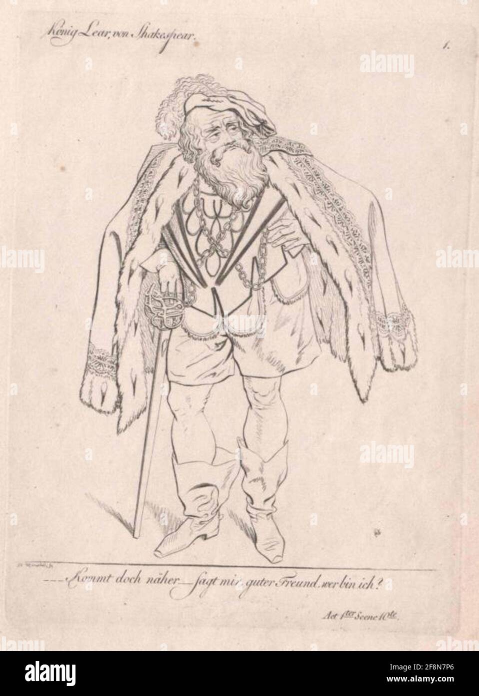 Iffland, August Wilhelm . Stockfoto