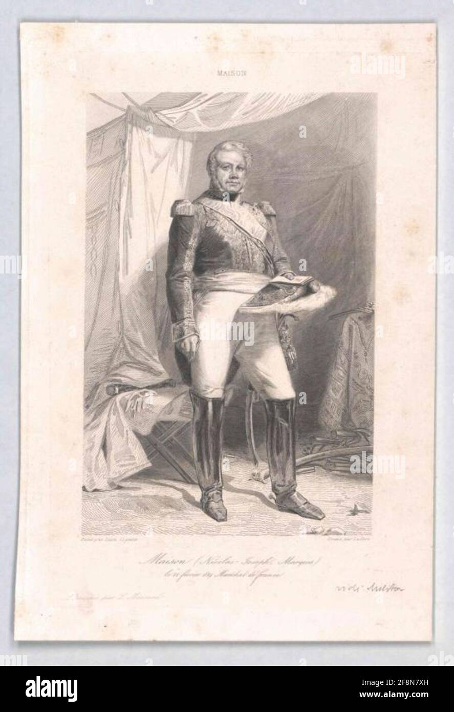 Haus, Nicolas Joseph Marquis. Stockfoto