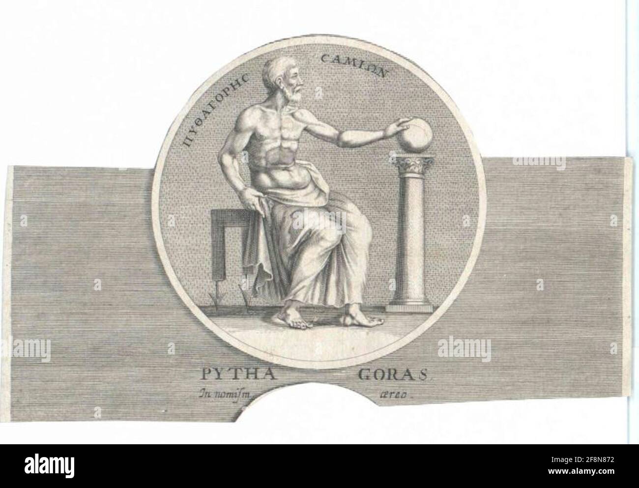 Pythagoras . Stockfoto