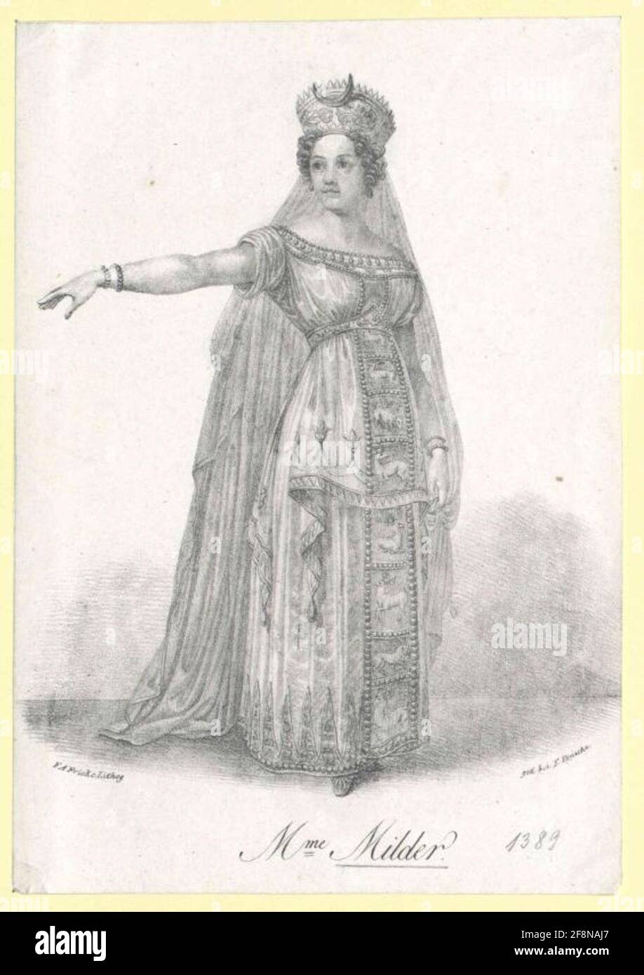 Milder Kapitän, Anna Pauline. Stockfoto