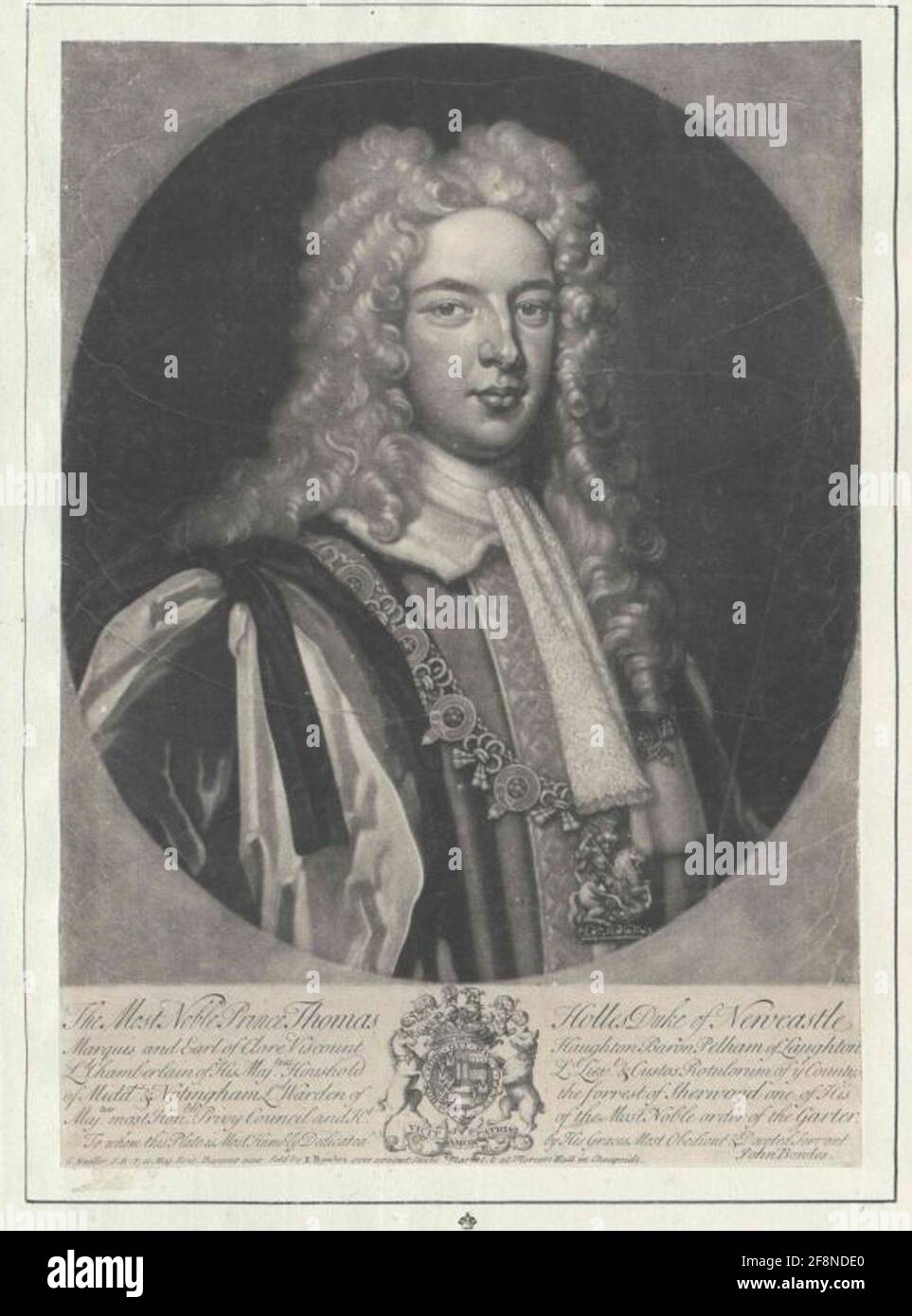 Newcastle, Thomas Pelham-Holles Duke of . Stockfoto