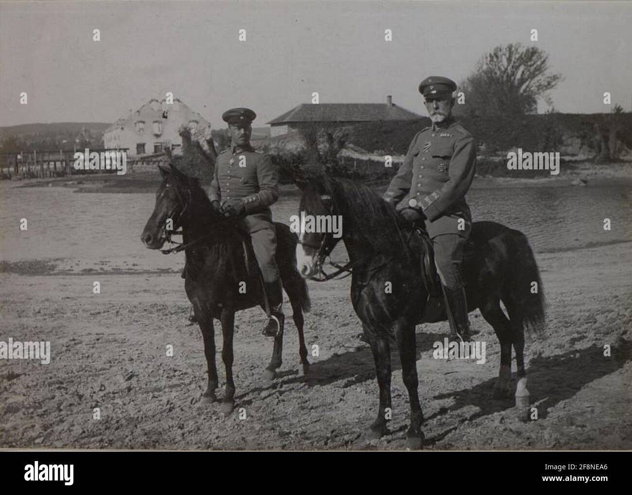 Deutscher Offizier der Südarmee, wahrscheinlich allgemeiner Rang. Stockfoto