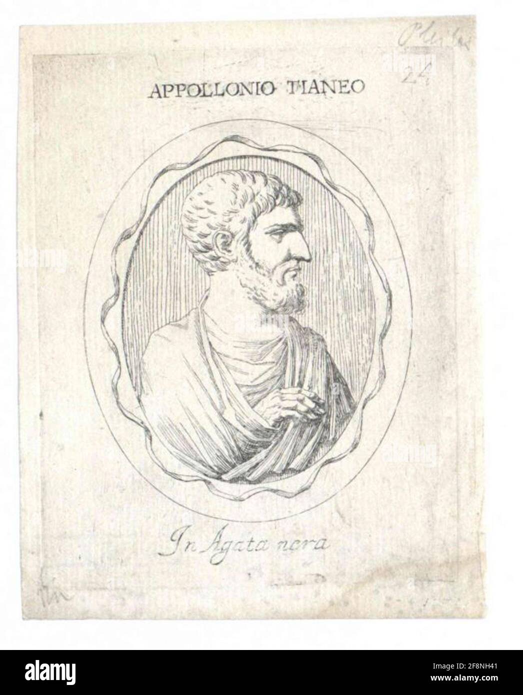 Apollonios von Tyana. Stockfoto