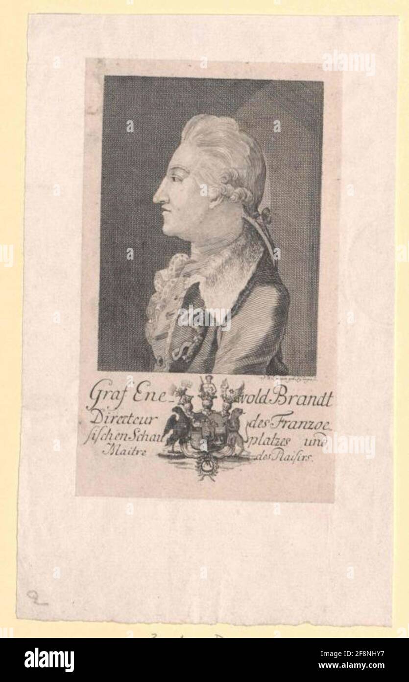 Brandt, Enevold Graf Stecher: Sysang, Johanna Dorothea Stockfoto