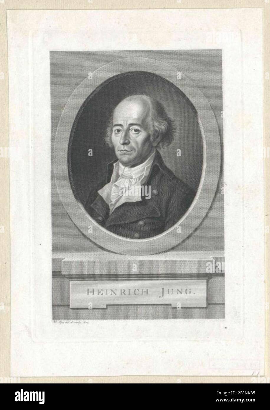 Young Stilling, Johann Heinrich Stecher: Lips, Johann Heinrichtner: Lips, Johann Heinrich Stockfoto