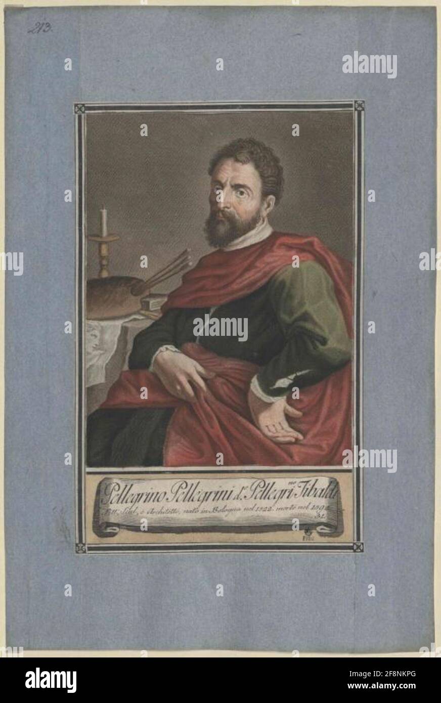 Tibaldi, Pilger. Stockfoto