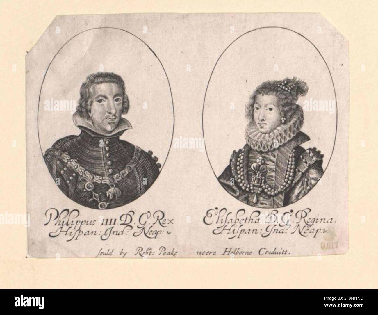 Philipp IV., König von Spanien. Stockfoto